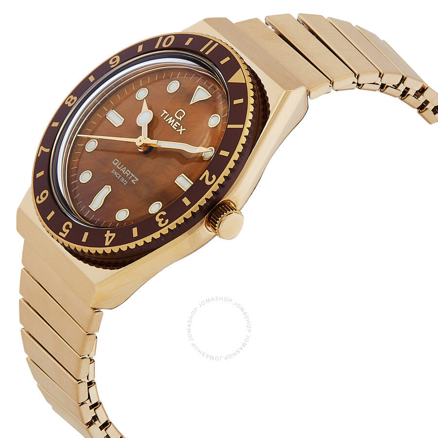 Timex Q Timex Quartz Brown Dial Ladies Watch TW2V92500VQ - Dawson Watches #2