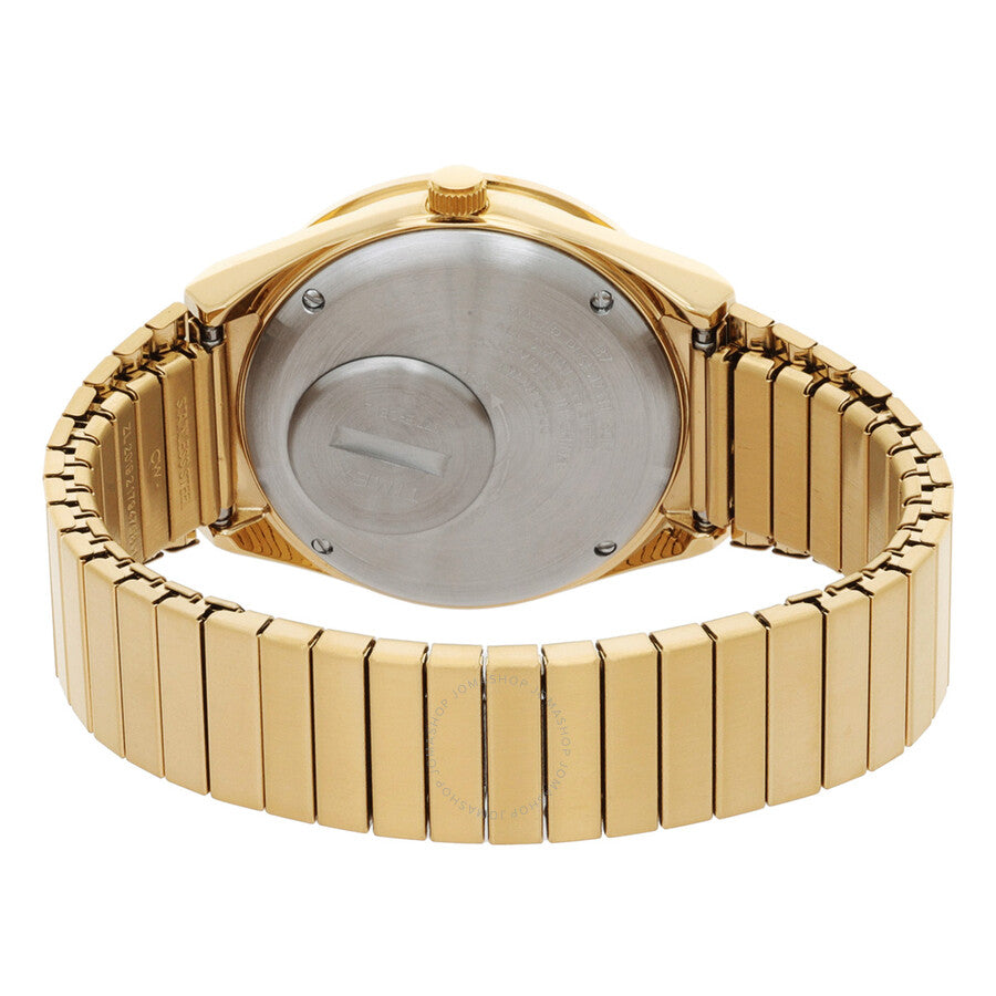 Timex Q Timex Quartz Crystal Gold Dial Ladies Watch TW2W10500 - Dawson Watches #3