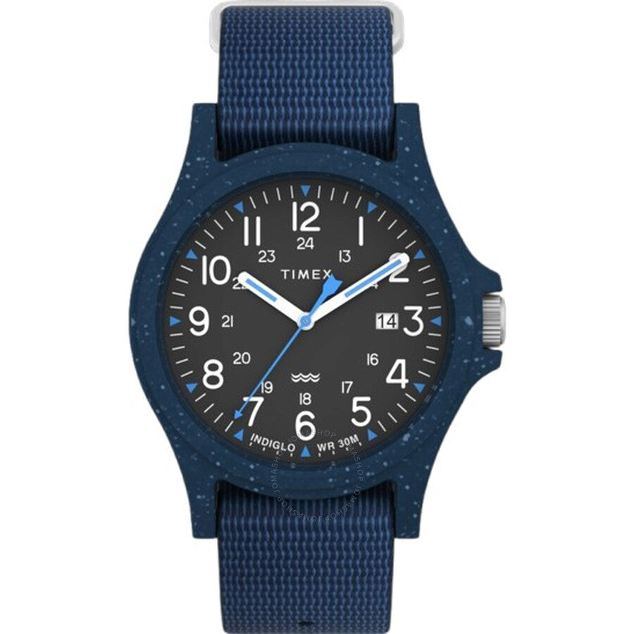 Timex Reclaim Ocean Quartz Black Dial Men's Watch TW2V81800 - Dawson Watches