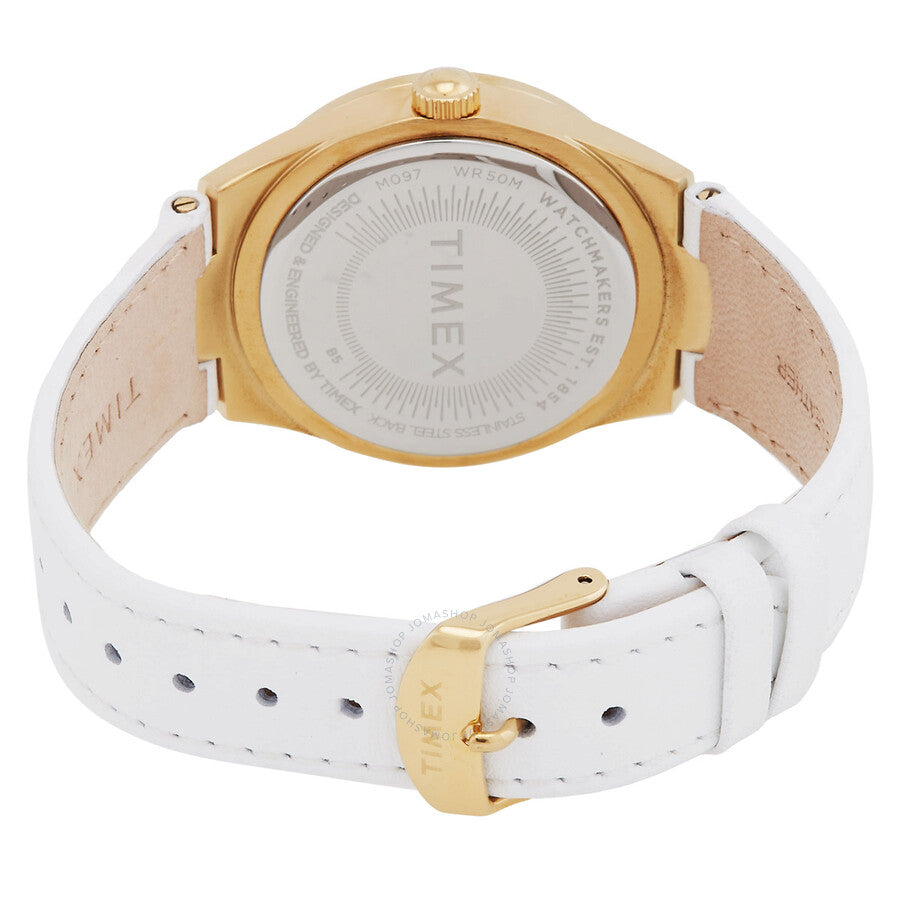 Timex Simone Multifunction Quartz Crystal White Dial Ladies Watch TW2V80500VQ - Dawson Watches #3