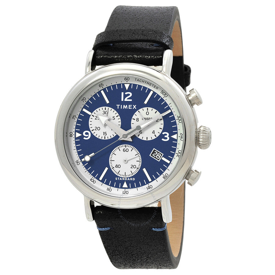 Timex Standard Chronograph Quartz Blue Dial Men's Watch TW2V71100 - Dawson Watches