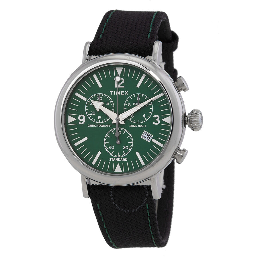 Timex Standard Chronograph Quartz Green Dial Men's Watch TW2V43900 - Dawson Watches