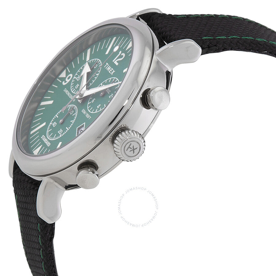 Timex Standard Chronograph Quartz Green Dial Men's Watch TW2V43900 - Dawson Watches #2