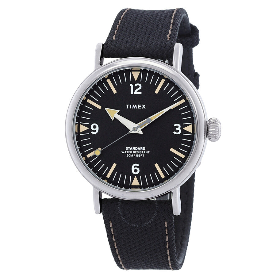 Timex Standard Quartz Black Dial Men's Watch TW2V44000 - Dawson Watches