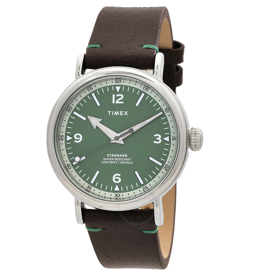 Timex Standard Quartz Green Dial Men's Watch TW2V71200VQ - Dawson Watches