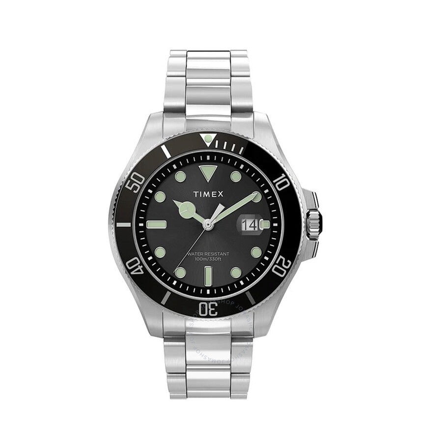 Timex The Harbour Quartz Black Dial Men's Watch TW2U41800 - Dawson Watches