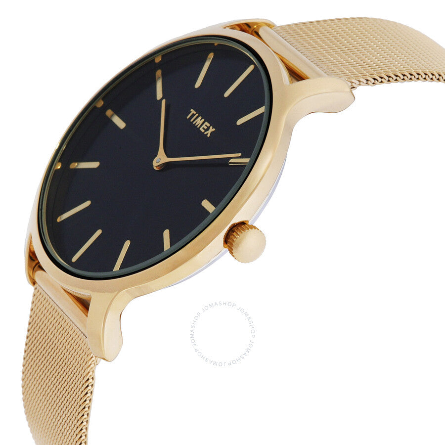 Timex Transcend Quartz Black Dial Ladies Watch TW2W19700 - The Watches Men & Co #2