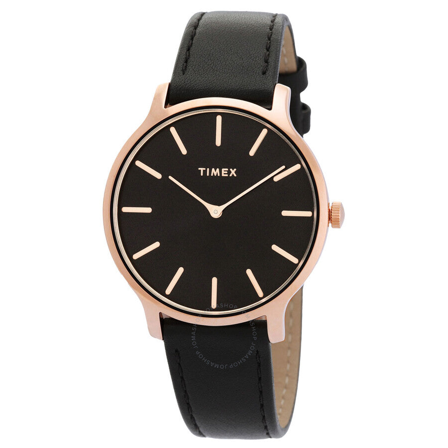 Timex Transcend Quartz Black Dial Ladies Watch TW2W19800 - Dawson Watches