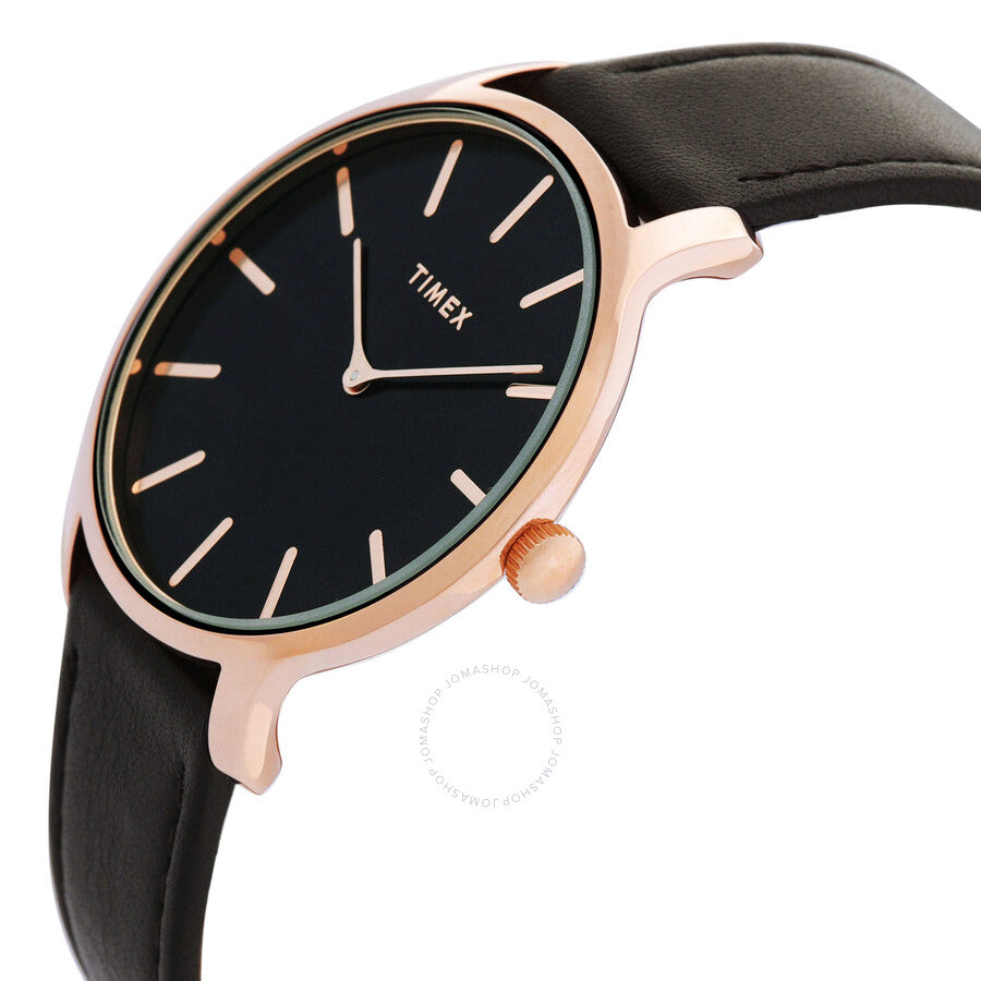 Timex Transcend Quartz Black Dial Ladies Watch TW2W19800 - Dawson Watches #2