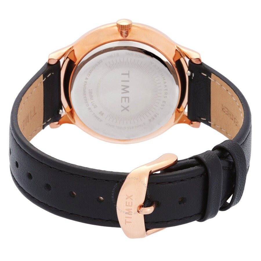 Timex Transcend Quartz Black Dial Ladies Watch TW2W19800 - Dawson Watches #3