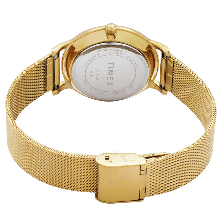 Timex Transcend Quartz Gold Dial Ladies Watch TW2R36100GP - Dawson Watches #3