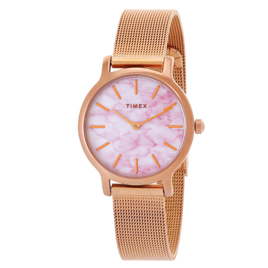 Timex Transcend Quartz Marble Dial Ladies Watch TW2T81000 - Dawson Watches