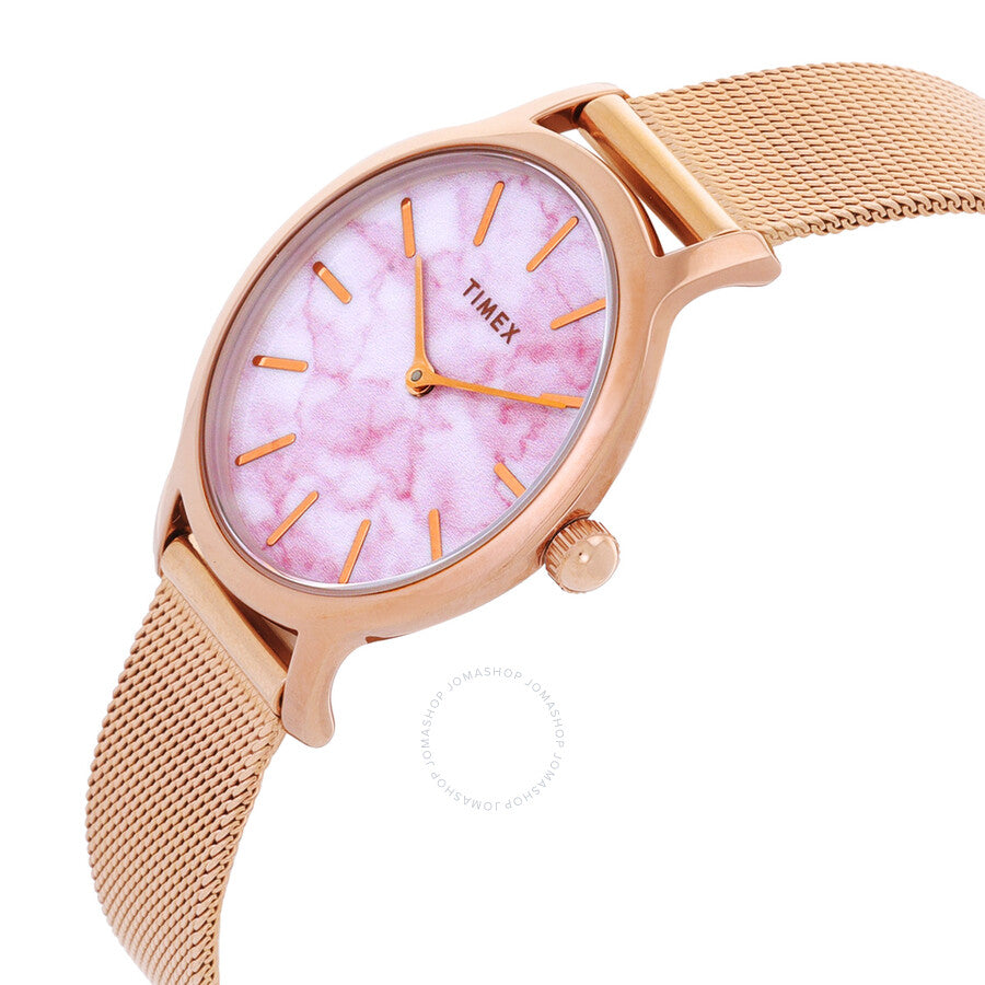 Timex Transcend Quartz Marble Dial Ladies Watch TW2T81000 - Dawson Watches #2