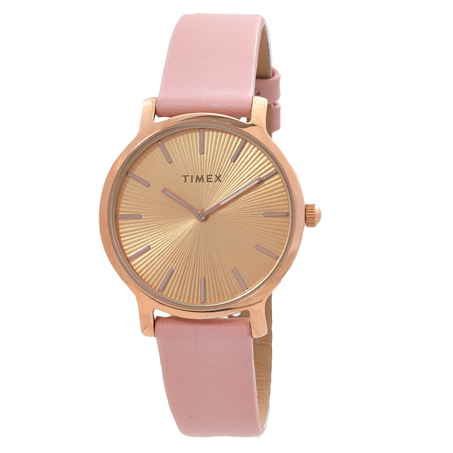 Timex Transcend Quartz Rose Gold Dial Ladies Watch TW2V66900VQ - Dawson Watches