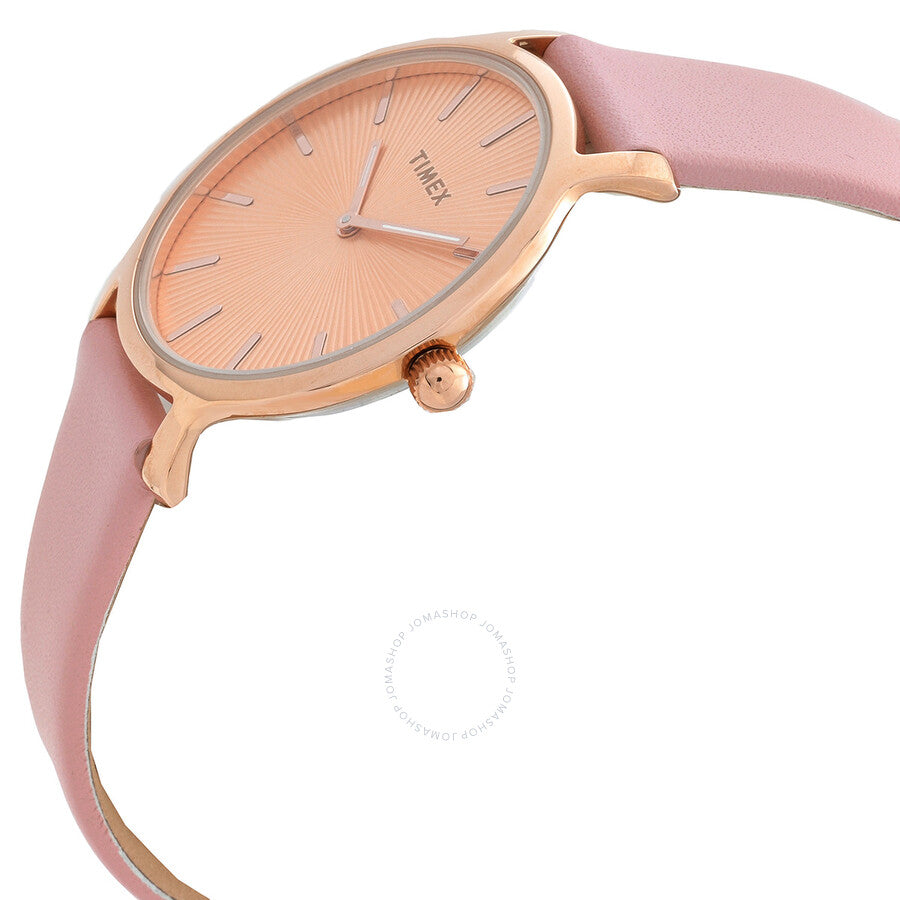 Timex Transcend Quartz Rose Gold Dial Ladies Watch TW2V66900VQ - Dawson Watches #2
