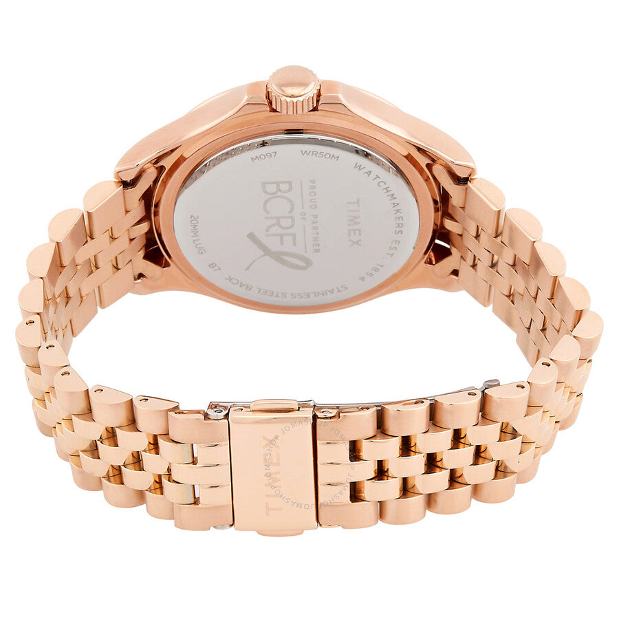 Timex Trend BCRF Kaia Quartz Crystal Rose Gold Dial Ladies Watch TW2V96700 - Dawson Watches #3