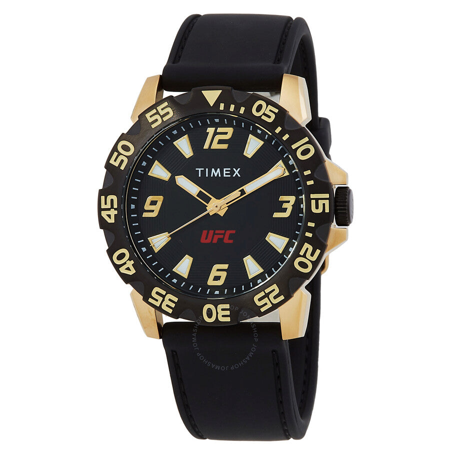 Timex UFC Champ Quartz Black Dial Men's Watch TW2V84400 - Dawson Watches