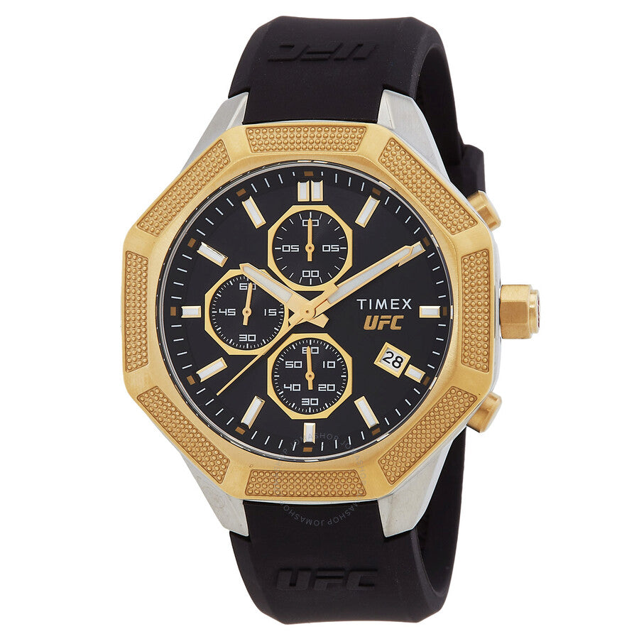 Timex UFC King Chronograph Quartz Black Dial Men's Watch TW2V87300JR - Dawson Watches