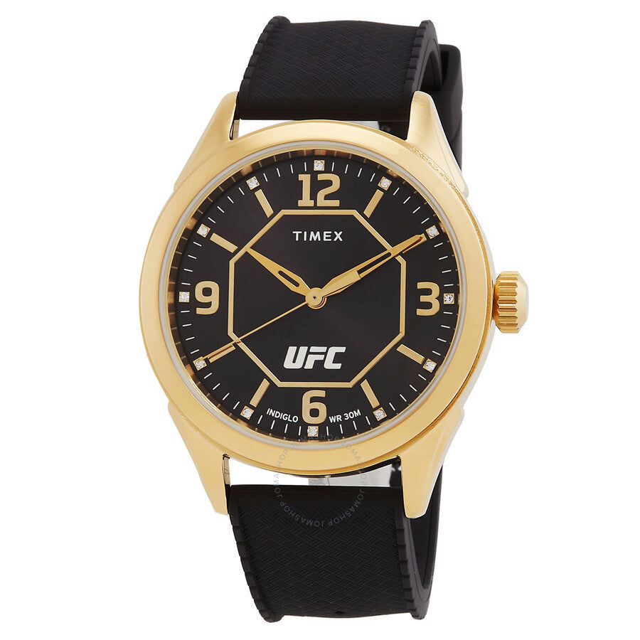 Timex UFC Street Quartz Black Dial Men's Watch TW2V56000 - Dawson Watches