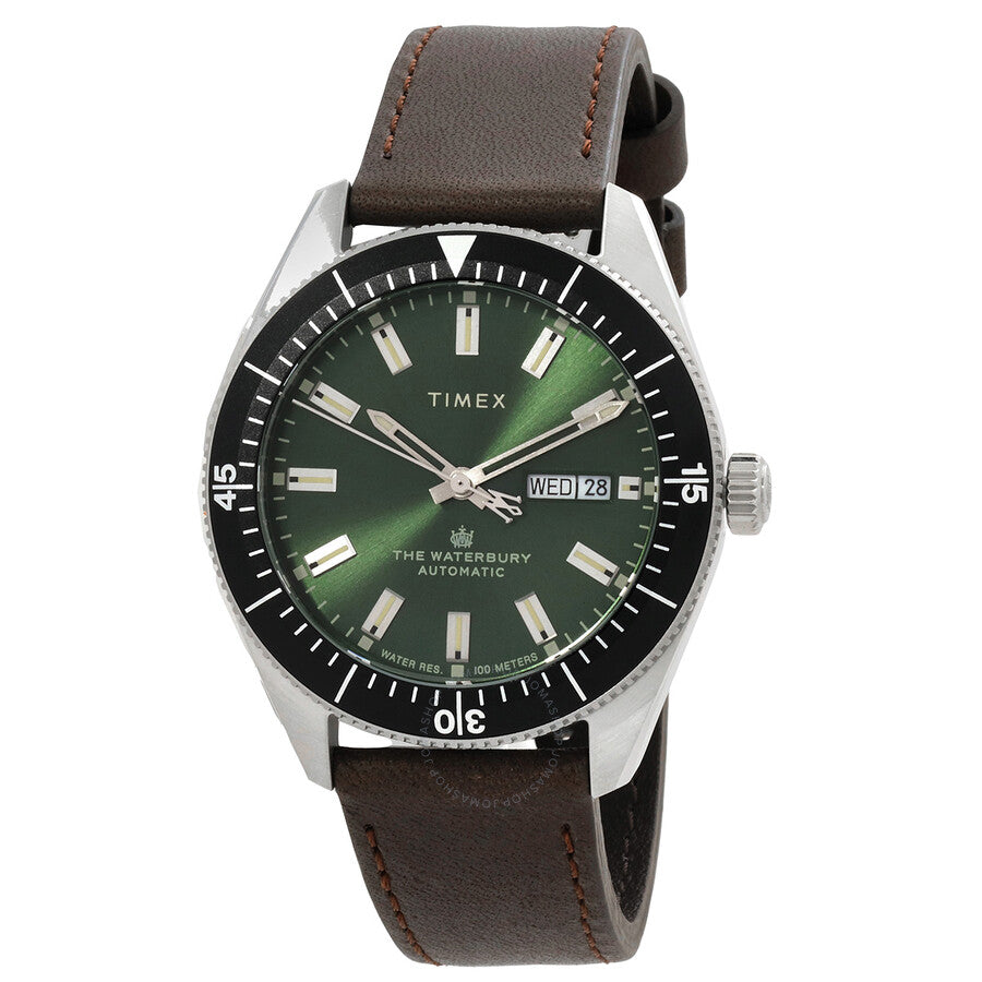 Timex Waterbury Automatic Green Dial Men's Watch TW2V24700 - Dawson Watches