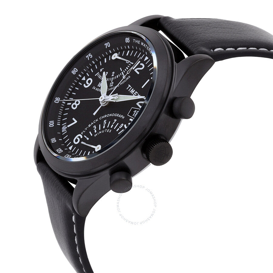 Timex Waterbury Chronograph GMT Quartz Black Dial Men's Watch TW2W48000 - Dawson Watches #2