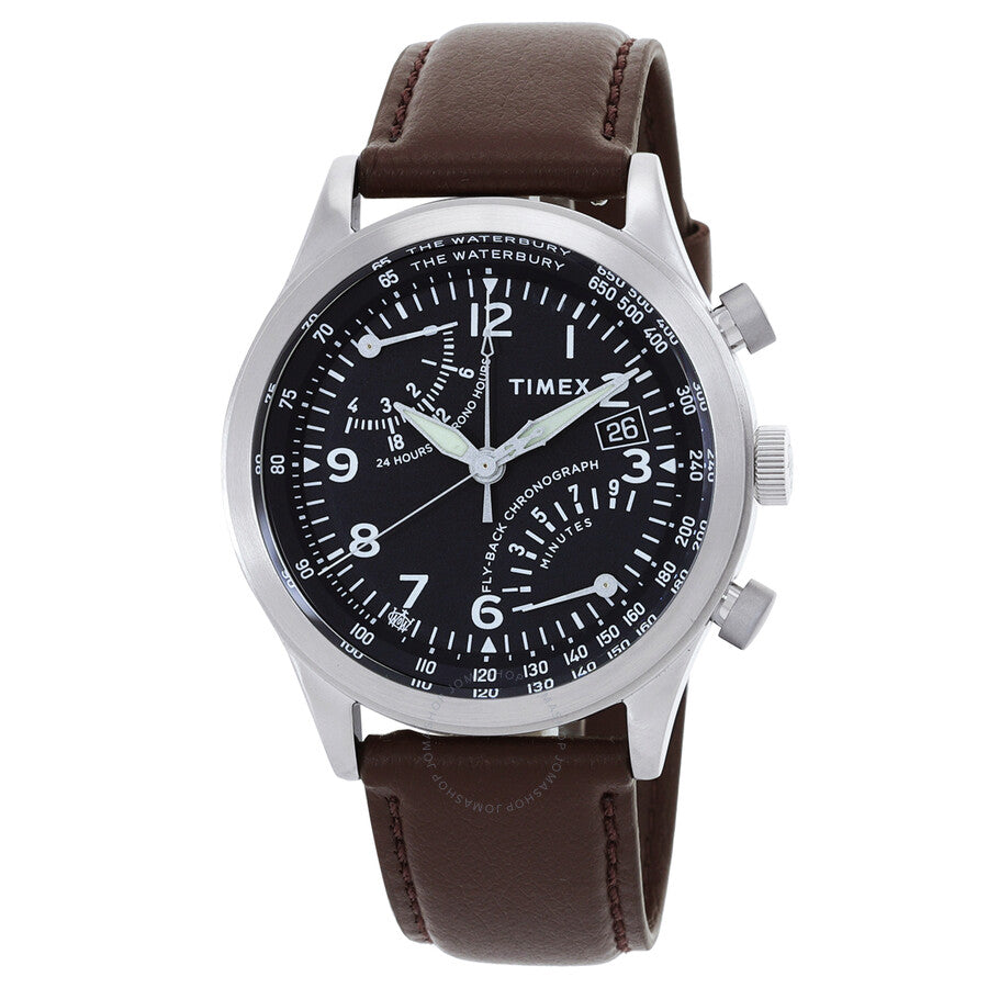 Timex Waterbury Chronograph GMT Quartz Blue Dial Men's Watch TW2W47900 - Dawson Watches