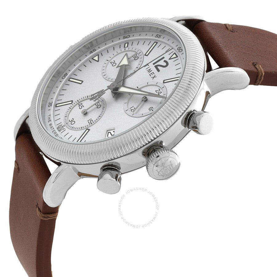 Timex Waterbury Chronograph Quartz Silver Dial Men's Watch TW2W20800 - Dawson Watches #2