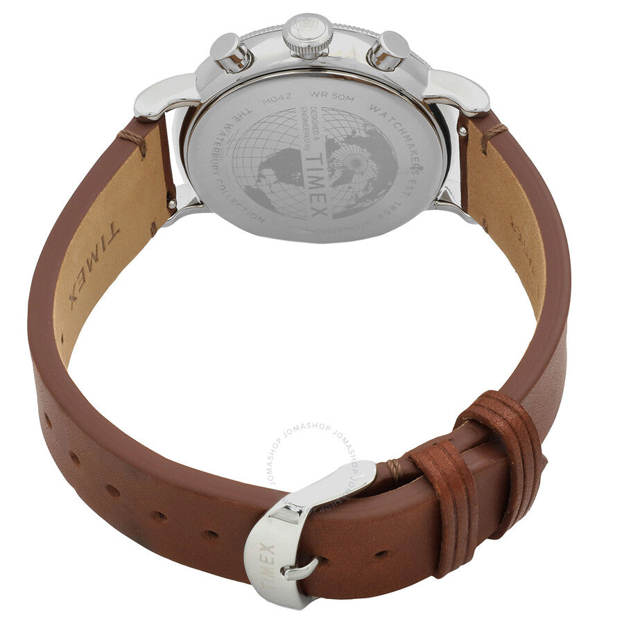 Timex Waterbury Chronograph Quartz Silver Dial Men's Watch TW2W20800 - Dawson Watches #3