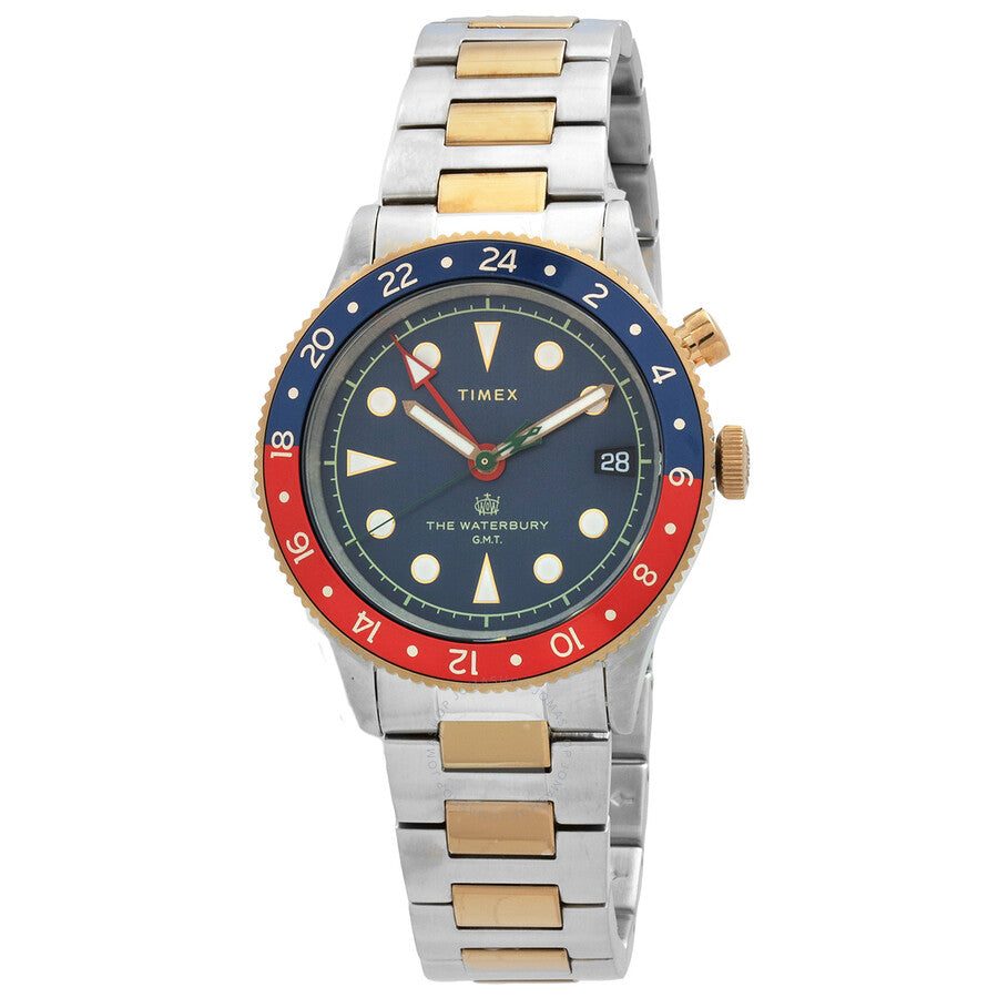 Timex Waterbury GMT Quartz Blue Dial Men's Watch TW2U90600VQ - Dawson Watches