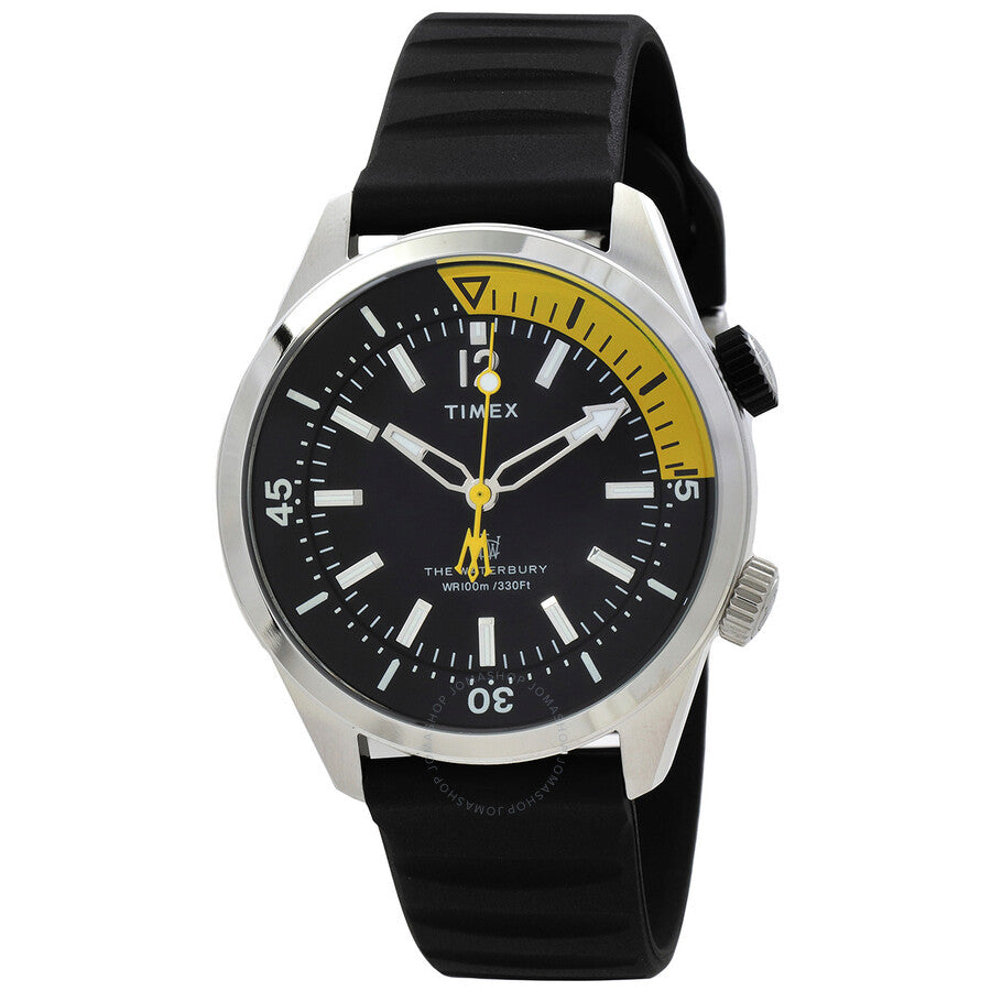 Timex Waterbury Quartz Black Dial Men's Watch TW2V73400VQ - Dawson Watches