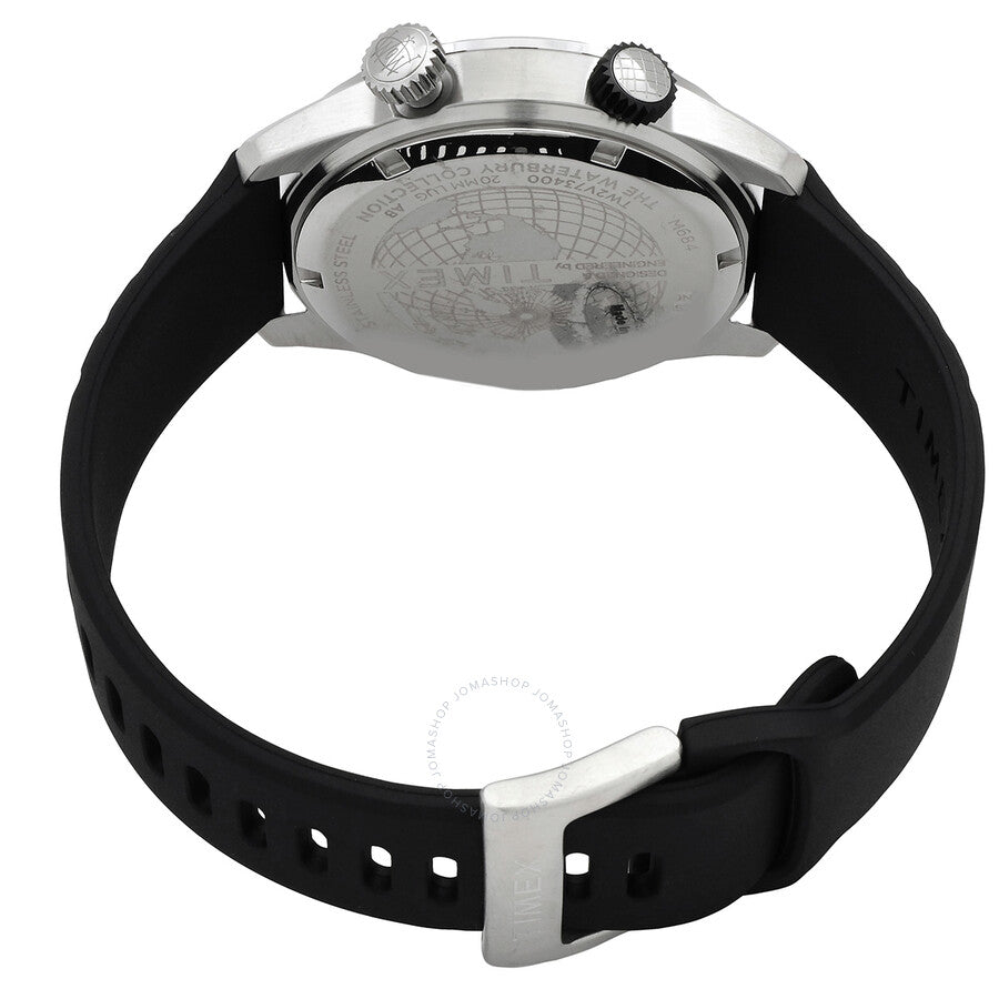 Timex Waterbury Quartz Black Dial Men's Watch TW2V73400VQ - Dawson Watches #3