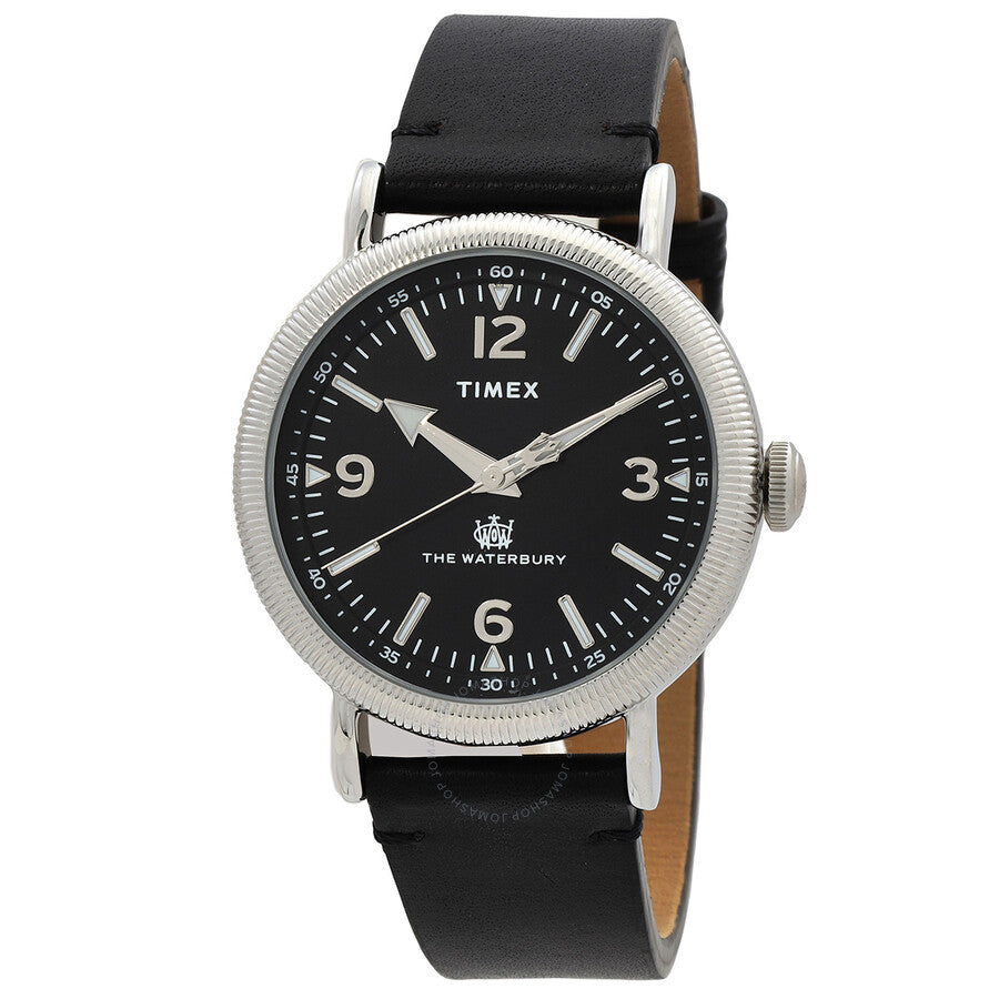 Timex Waterbury Standard Quartz Black Dial Men's Watch TW2W20200 - Dawson Watches