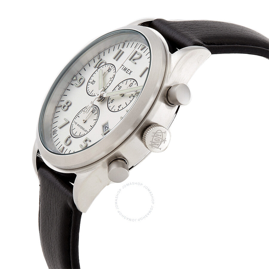 Timex Waterbury Traditional Chronograph Quartz Silver Dial Men's Watch TW2W48100 - Dawson Watches #2