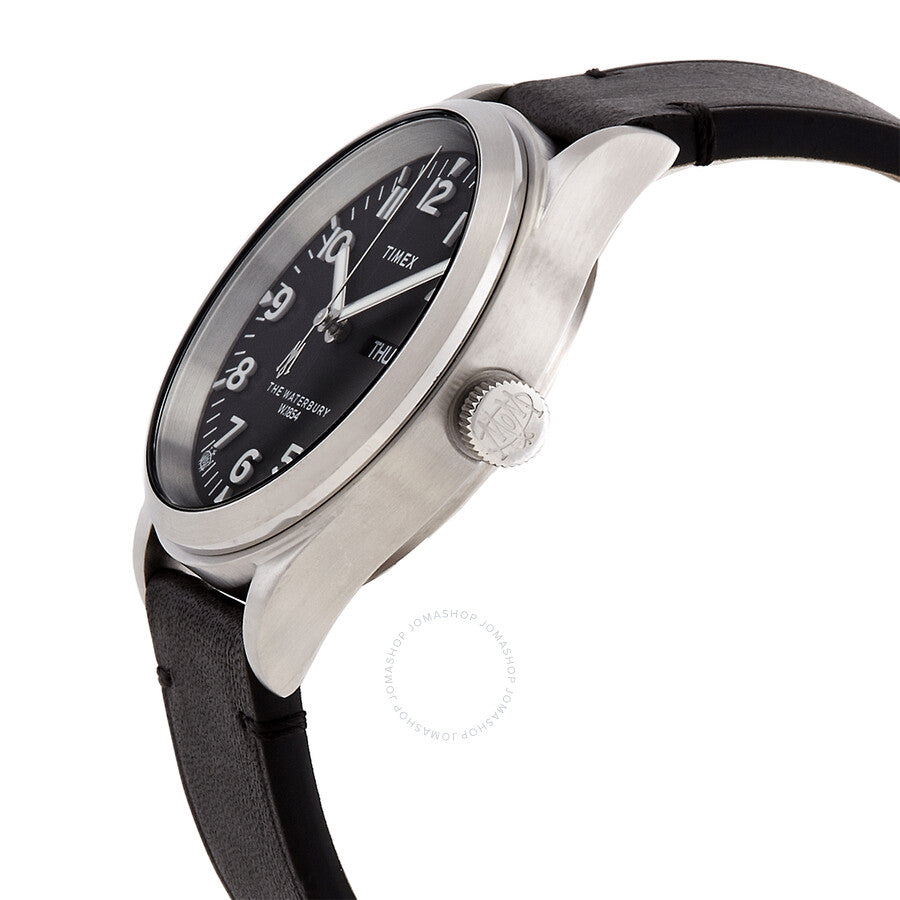 Timex Waterbury Traditional Day Date Quartz Black Dial Men's Watch TW2W14700 - Dawson Watches #2