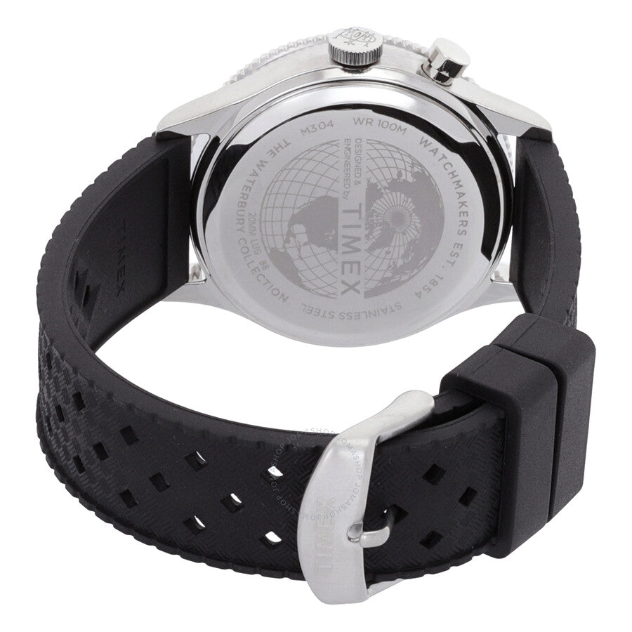 Timex Waterbury Traditional GMT Quartz Black Dial Men's Watch TW2W22600 - Dawson Watches #3