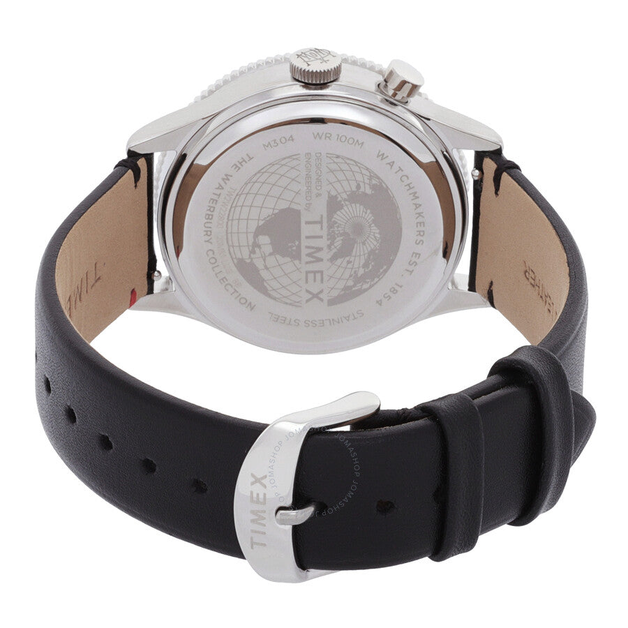 Timex Waterbury Traditional GMT Quartz Black Dial Men's Watch TW2W22800 - Dawson Watches #3