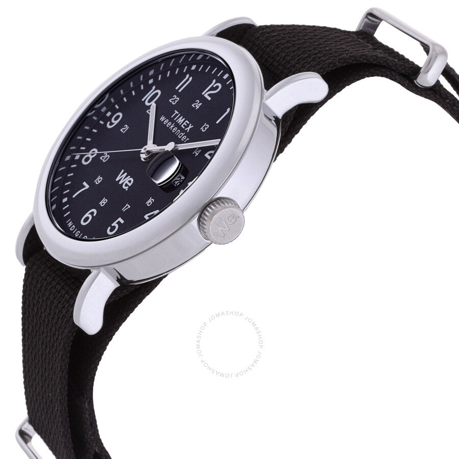 Timex Weekender Quartz Black Dial Unisex Watch TW2W86100 - Dawson Watches #2