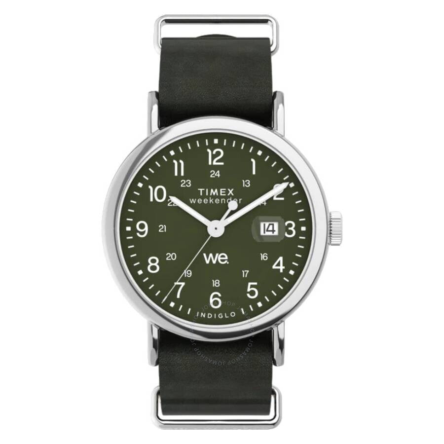 Timex Weekender Quartz Green Dial Men's Watch TW2W87000 - Dawson Watches
