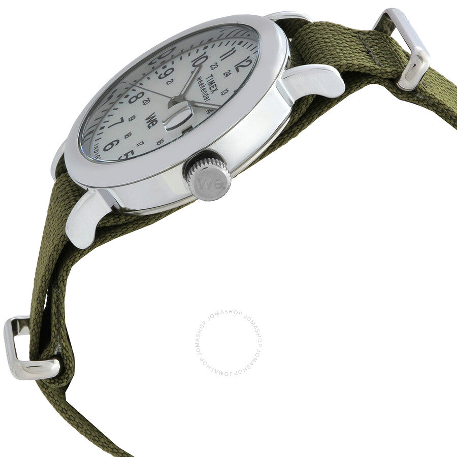 Timex Weekender Quartz White Dial Unisex Watch TW2W85600 - Dawson Watches #2