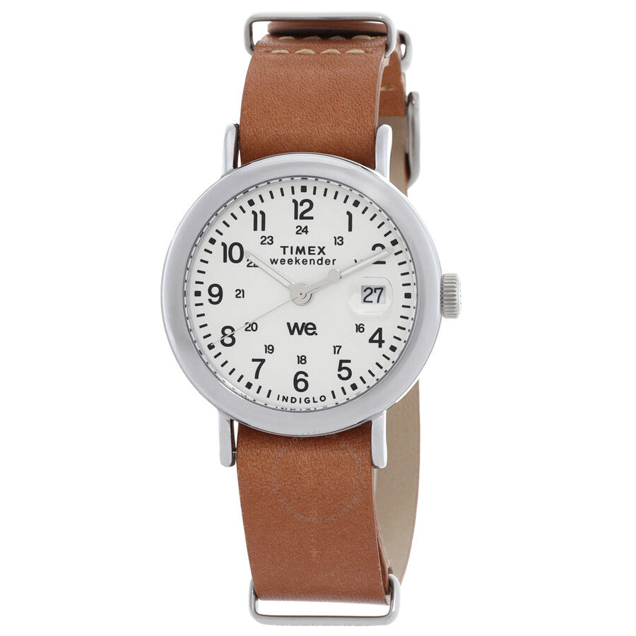 Timex Weekender Quartz White Dial Unisex Watch TW2W86500 - Dawson Watches
