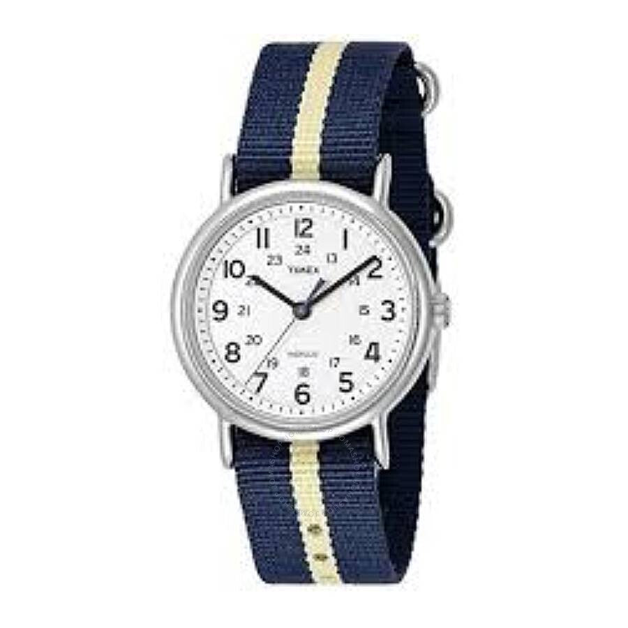 Timex Weekender Quartz White Dial Watch TW2U84500 - Dawson Watches