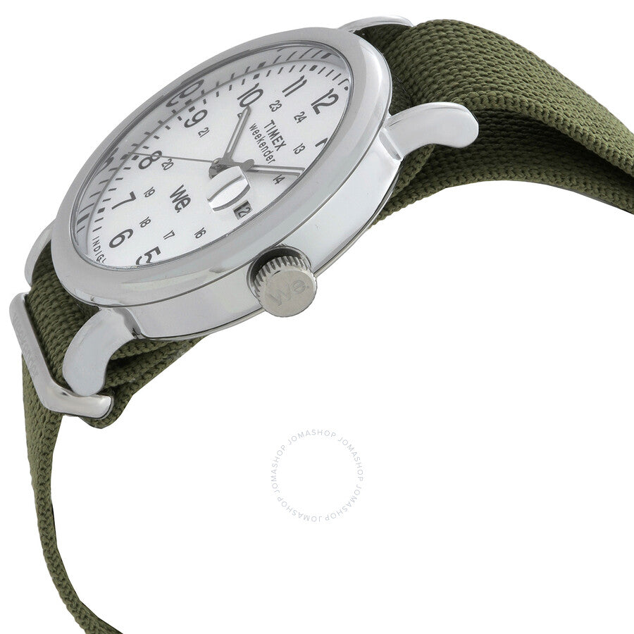Timex Weekender Quartz White Dial Watch TW2W86000 - Dawson Watches #2