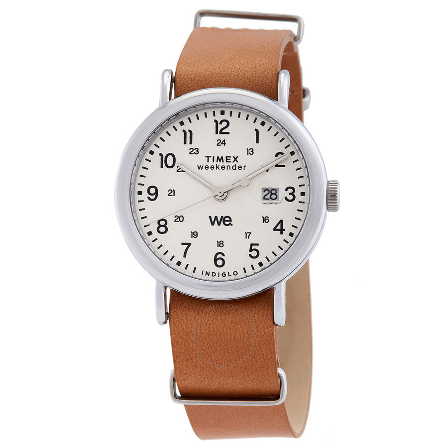Timex Weekender Quartz White Dial Watch TW2W86900 - Dawson Watches