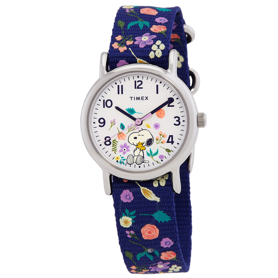 Timex Weekender x Peanuts Quartz White Dial Ladies Watch TW2V45900JT - Dawson Watches