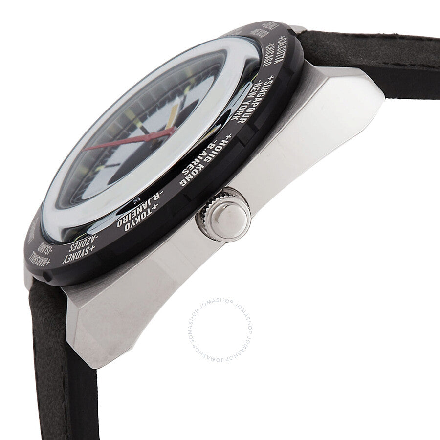 Timex World Time Reissue Quartz Black Dial Men's Watch TW2V69500 - Dawson Watches #4