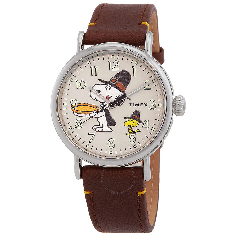 Timex X Peanuts Featuring Snoopy Thanksgiving Quartz Unisex Watch Tw2v60100vq - Dawson Watches