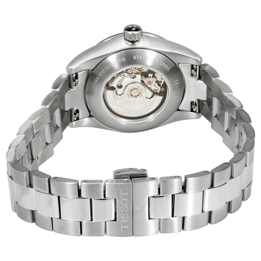 Tissot Automatic Diamond White Mother of Pearl Dial Ladies Watch T132.007.11.116.00 - Dawson Watches #3