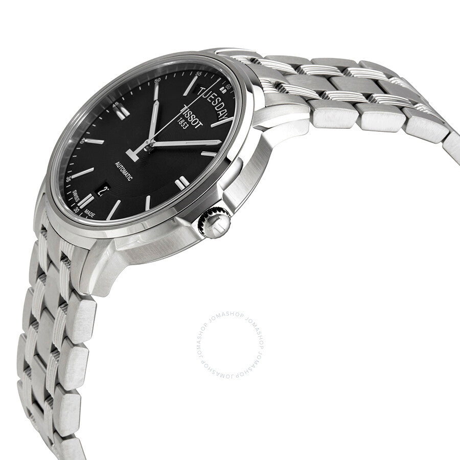Tissot Automatics III Day Date Black Dial Men's Watch T065.930.11.051.00 - Dawson Watches #2