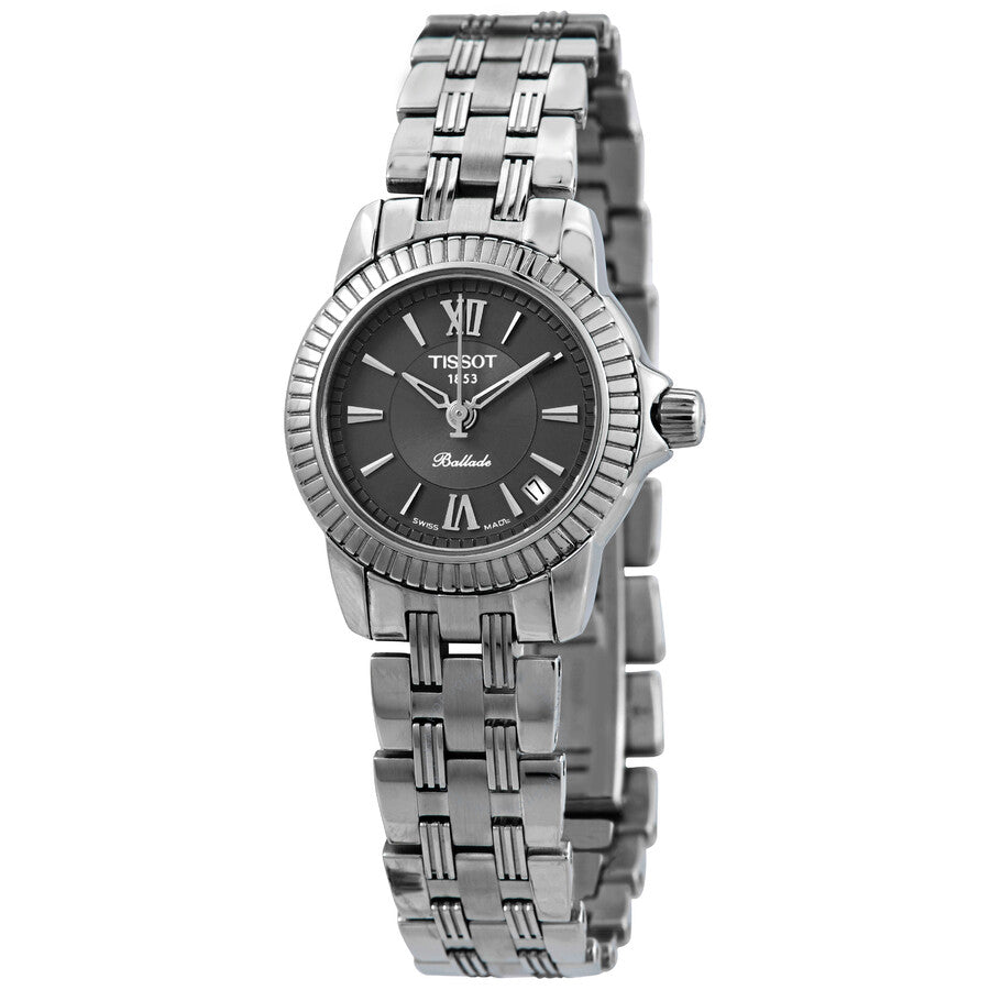 Tissot Ballade Quartz Black Dial Ladies Watch T39.1.281.53 - Dawson Watches