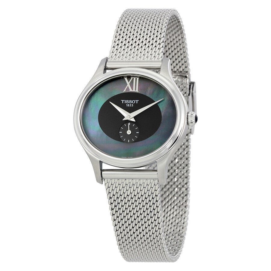 Tissot Bella Ora Black Mother of Pearl Dial Ladies Watch T1033101112300 - Dawson Watches